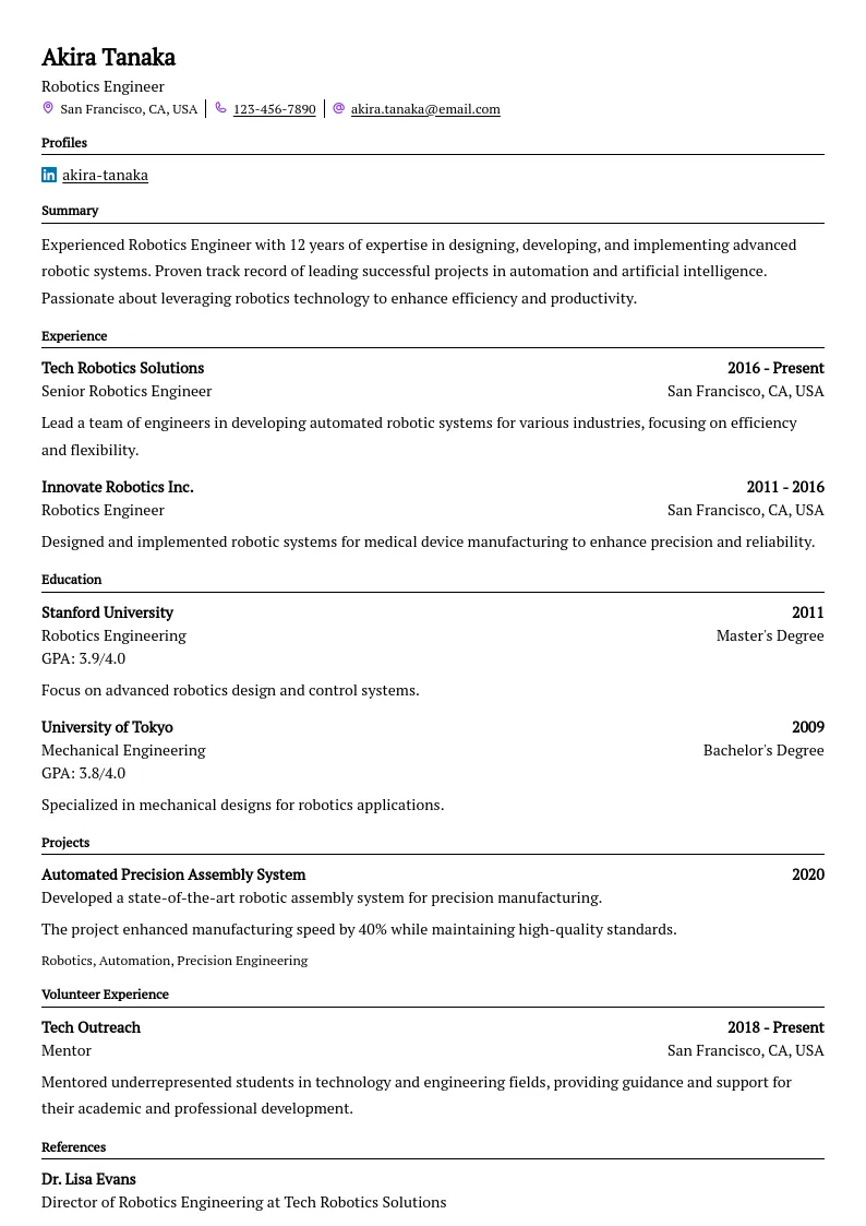 Preview of Robotics Engineer